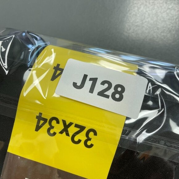 NEW Kenneth Cole Men's 32x34 Black Straight Fit Stretch Denim Jeans Cotton Blend - Picture 10 of 10